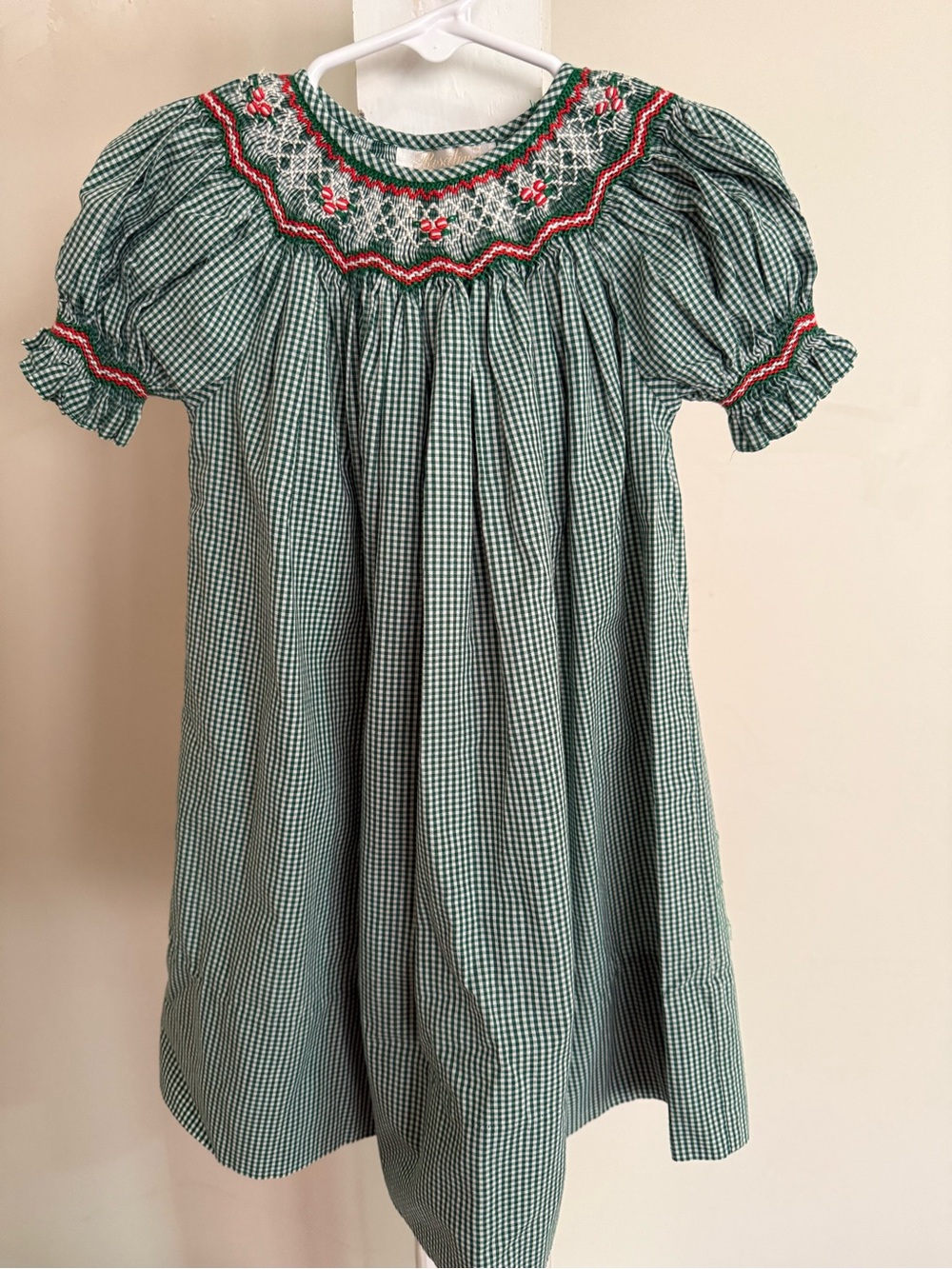 Rosalina Collection Smocked Holiday Bishop Dress